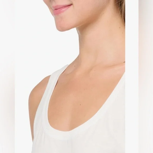 AG Women’s White Tank Top - Size M - Picture 2 of 6